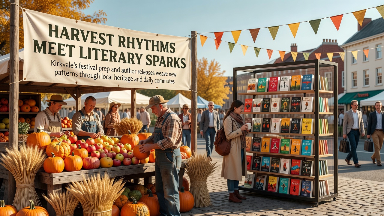 Harvest Rhythms Meet Literary Sparks: Kirkvale's Festival Prep and Author Releases Weave New Patterns Through Local Heritage and Daily Commutes